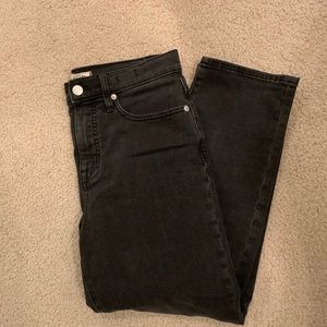 Madewell classic straight jeans